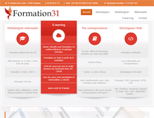 Tablet Screenshot of formation31.fr